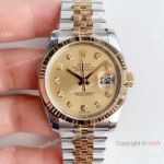 Rolex ÁR Factory Datejust Two-Tone Diamond Swiss Replica Watch V2 Version